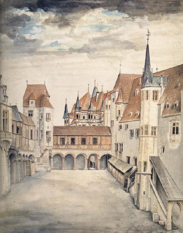 The Courtyard of the Former Castle in Innsbruck, Albrecht Durer